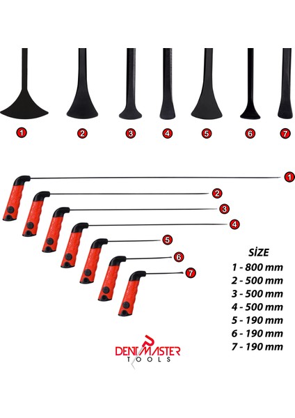 Pdr Dent Master Boyasız Göçük Düzeltme 55 Parça Çubuk Seti Imalatçıdan indirimleri