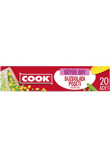 Buzdolabı Poşeti Büyük 20'li