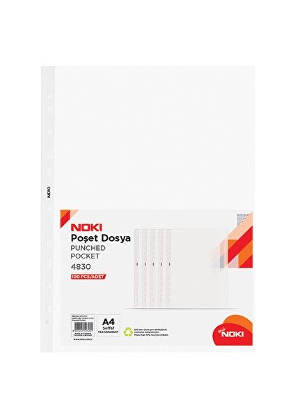 Eco Poşet Dosya 100'LU