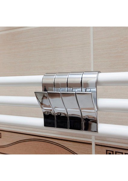 4'lü Pratik Banyo Askısı - Gri