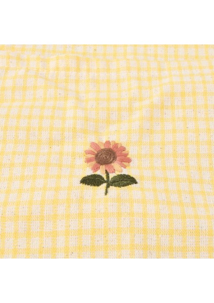 Soft Nakışlı Çanta - Sarı / Ekru - 35X40 cm fiyatları
