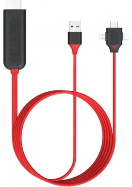 ZR18 3 In 1 USB To Hdmı Kablo