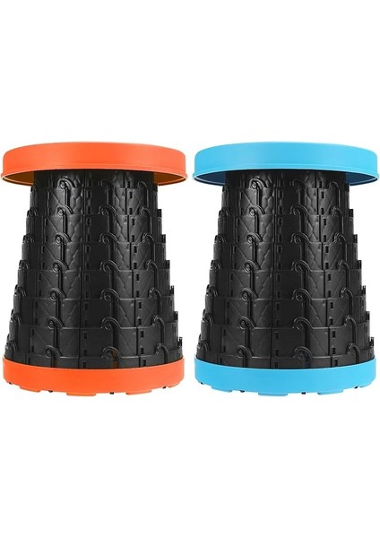 TA55 Teleskopik Taşınabilir Katlanabilir Tabur E, Bahçe Için, Banyo Için, Hafif Katlanır Tabur E, Balıkçılık, Okul, Konser, Kamp, Yürüyüş Için Dinlenme Çok Amaçlı Katlanır Tabure (1, Mavi)