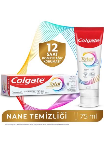 Diş Macunu Total Nane Temizliği 75 ml fiyatları