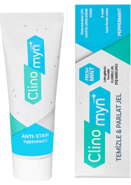 Clinomyn Diş Macunu Jel 75 ml fiyatları