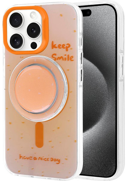 Apple iPhone 15 Pro Max Kılıf M-Safe Şarj Özellikli Tak-Çıkar Pop Soketli Zore Tiktok Kapak fiyatları