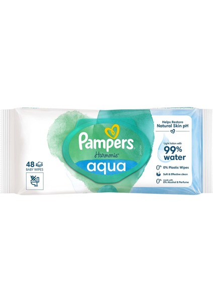 Pampers Aqua Pure Islak Havlu 48'lli