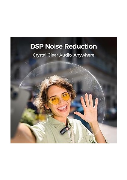 Android Için Kablosuz Yaka Mikrofonu, Anında Eşleştirme, Dsp Gürültü Engelleme, 20H Pil Ömrü, Gerçek Zamanlı Izleme, Vloggers, Eğitimciler ve Akış Meraklıları Için Ideal (2 Tx+1 Rx+Şarj Kutusu) fiyatları