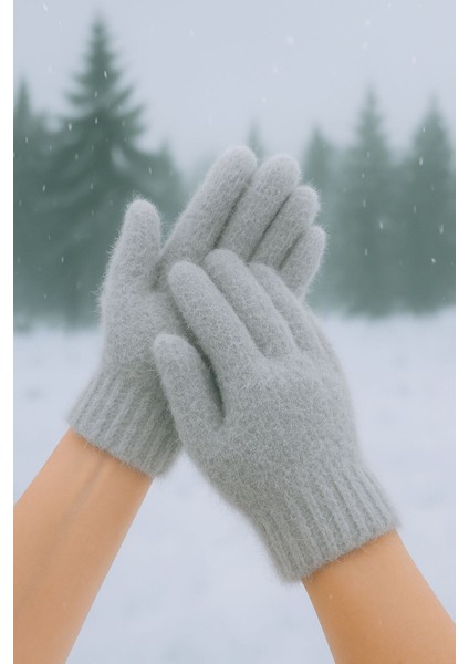 Peluş Kışlık Yumuşak Dokulu Eldiven (Standart)