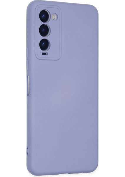 Tecno Camon 18 Kılıf Nano Içi Kadife Silikon - Lila modelleri