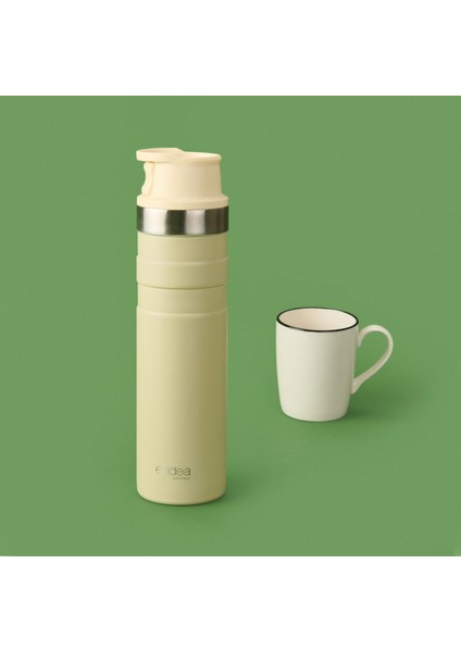 Kitchen Bireysel Termos - Bej - 600 ml fiyatları