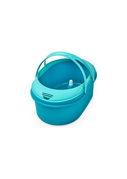 Islak Kuru Su Sıçrama Önleyicili Turbo Disk Mop Set - Mavi fiyatları