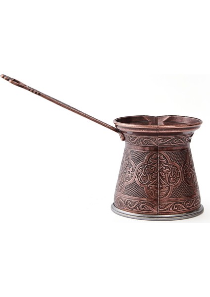 Metal Desenli Cezve No:6 - Kahverengi - 390 ml modelleri