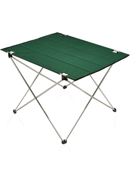 House Kamp Masası - Yeşil - 55X73X48 cm