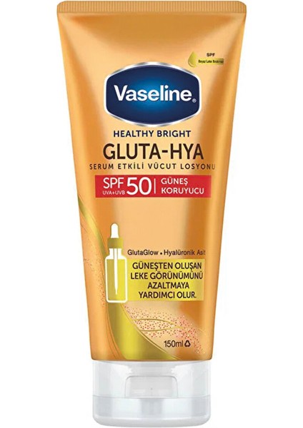 Glu-Hya Serum Etkili Vücut Losyonu Güneş Koruyucu 150 ml fiyatları