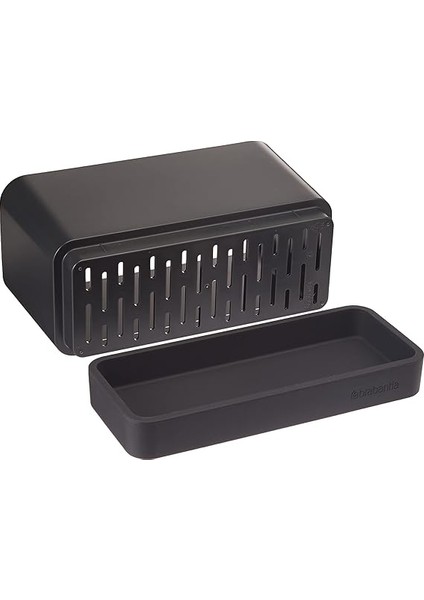 Bulaşık Düzenleyici, Plastik/silikon, Koyu Gri, 19 x 8,5 x 11,5 cm fiyatları