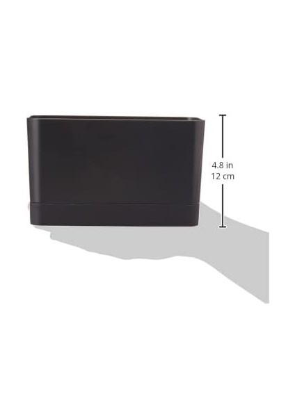 Bulaşık Düzenleyici, Plastik/silikon, Koyu Gri, 19 x 8,5 x 11,5 cm fırsatları