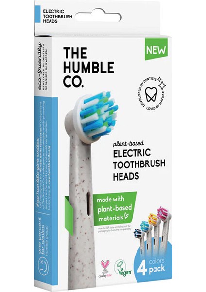 Bitki Bazlı Malzemeden Elektrikli Diş Fırçası Başlığı 4 Adet fiyatları