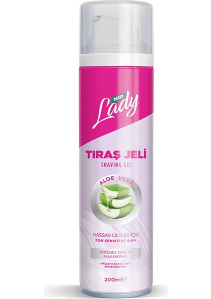 Lady Tıraş Jeli Aloe Vera 200 ml