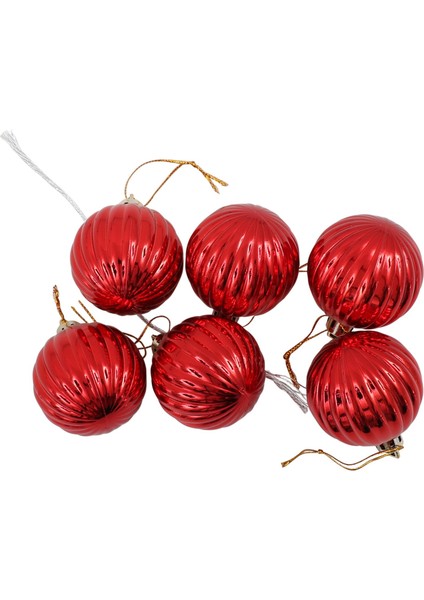 Waldern Yılbaşı Desenli Cici Top 5cm 6'lı