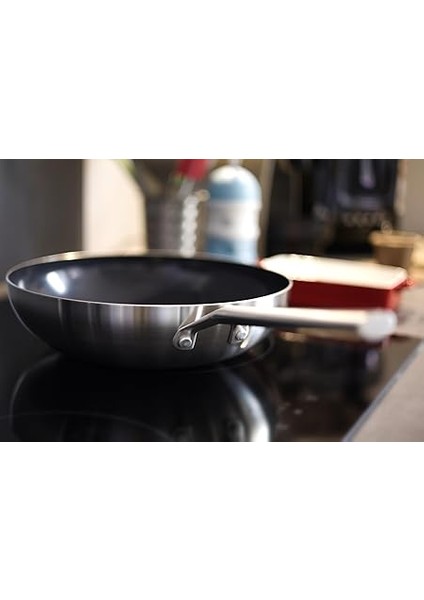 Van Kempen &amp; Begeer 28 cm Wok Fırına Girebilen Seramik Kaplama Cam Kapaklı Çelik fiyatları