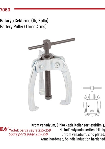 Batarya Çektirme (Üç Kollu) 6*4