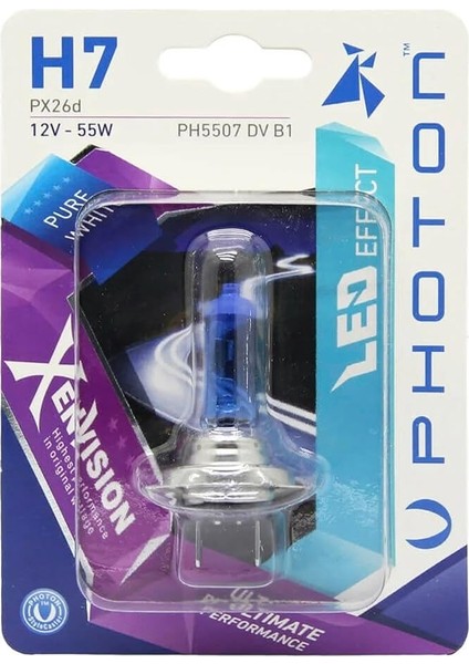 H7 12V 55W Xenon Beyaz Ampul