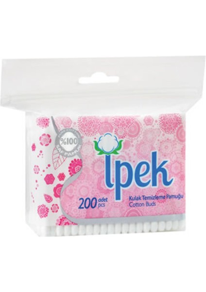 Ipek Refil Kulak Temizleme Pamuğu 200'LÜ
