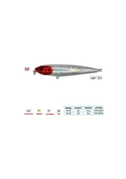 Pancho Cl:50 100MM 14,5gr Top Water