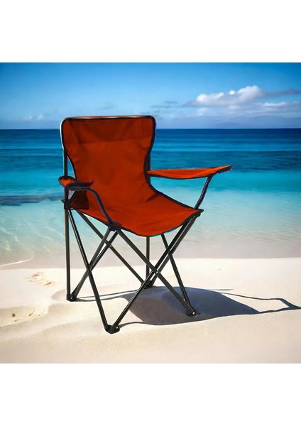 Living Piknik ve Kamp Sandalyesi - Kırmızı