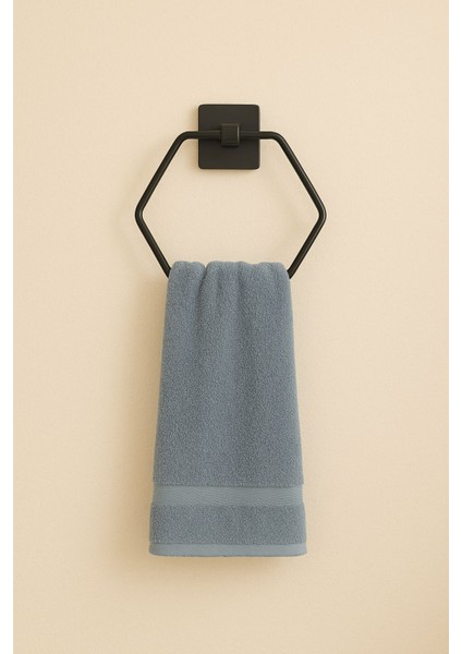 Maja Bello Altıgen Havlu Kullanışlı Siyah Mutfak ve Banyo Askısı Wc Kağıtlık 2'li Set fiyatları