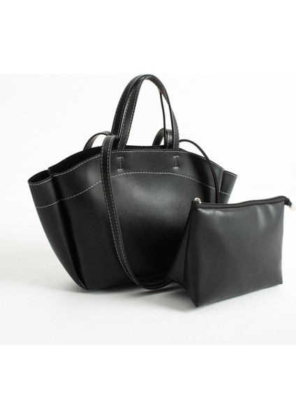 Orijinal Yeni Sezon Çift Askılı Lüks Yumuşak Deri Makyaj Çantalı Yavrulu Model El Kol Omuz Çantası fiyatları