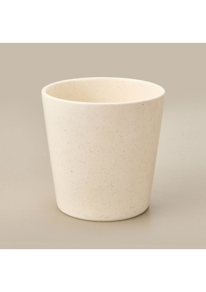 Seramik Saksı - Beyaz - 13X13X13 cm