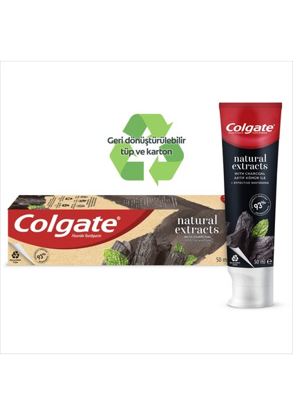 Natural Extracts Aktif Kömür Diş Macunu 50 ml