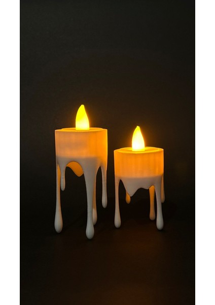 Halloween Uçan Mum Görünümlü Mumluk - 2'li Set
