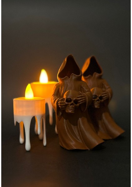 Halloween Uçan Mum Görünümlü Mumluk - 2'li Set fiyatları