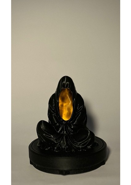 Halloween Meditasyon Yapan Melek LED Lamba