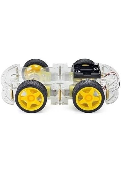 Rex Chassis Serisi 4WD Çok Amaçlı Mobil Robot Platformu - Şeffaf fırsatları