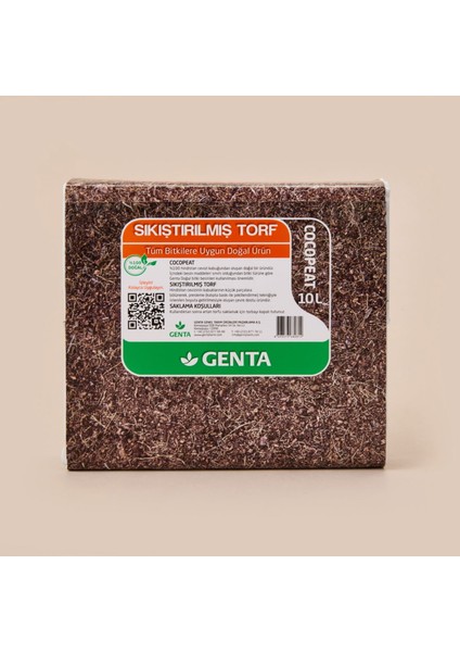 Sıkıştırılmış Cocopeat Torf - 800 gr fiyatları