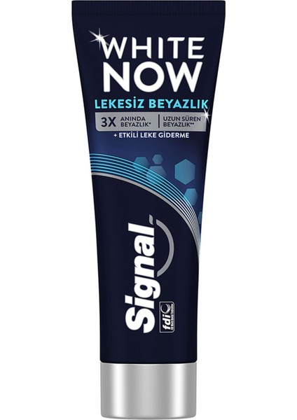 White Now Diş Macunu Lekesiz Beyazlık 75 ml