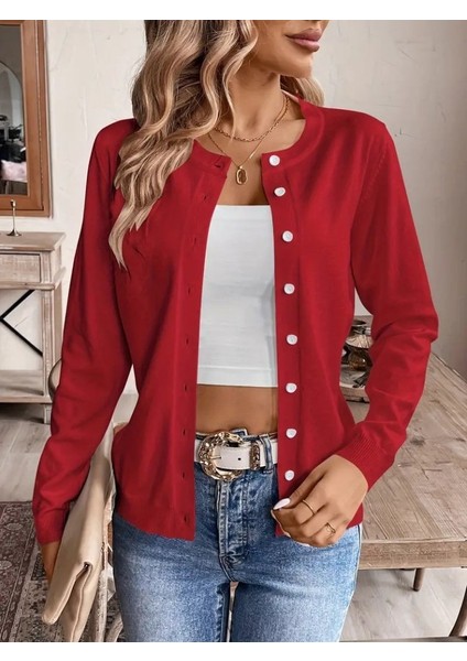 Eyesof Kadın Uzun Kollu Önden Düğmeli Triko Ceket fiyatları