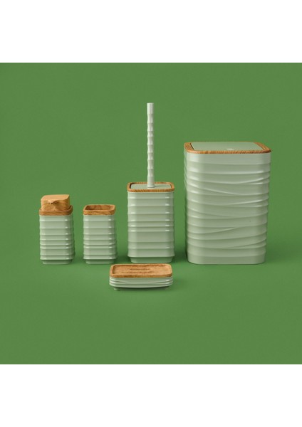 Bath Luna Kare 5 Li Banyo Seti - Yeşil