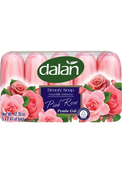 Pembe Gül Güzellik Sabunu 5X70 G