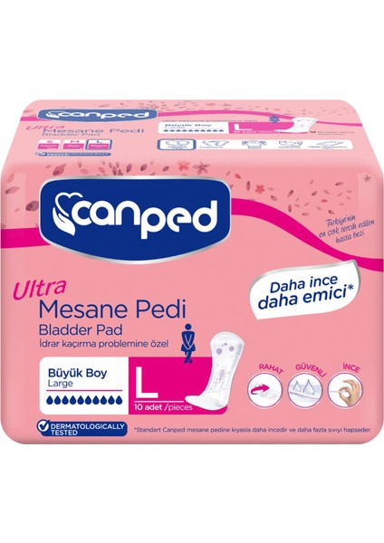 Ultra Mesane Pedi Büyük 10'lu