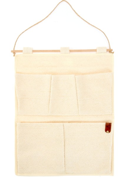 Home Havlu Organizeri - Krem - 35X45 cm