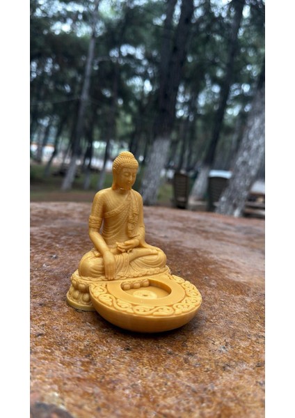 Buda Heykeli Tütsülük | Zen Meditasyon Dekorasyonu | Huzur ve Dinginlik Temalı Ev Dekoru (3d)