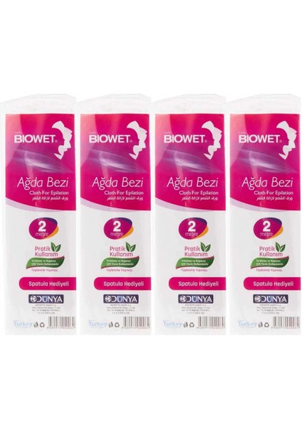 4 Adet Ağda Bezi 2 Metre