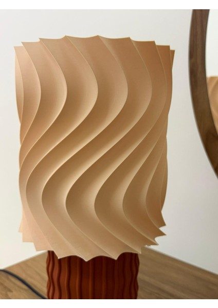 Retro Fitilli Abajur (38 Cm) | Bohem Modern Dekoratif Masa/gece Lambası | LED Ampul Dahil fiyatları