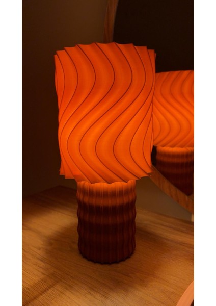 Retro Fitilli Abajur (38 Cm) | Bohem Modern Dekoratif Masa/gece Lambası | LED Ampul Dahil modelleri