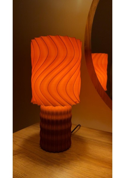 Retro Fitilli Abajur (38 Cm) | Bohem Modern Dekoratif Masa/gece Lambası | LED Ampul Dahil fırsatları